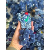 ราคา พวงกุญแจช้างผ้าคราม ติดปอมๆ4พวงมีกระดิ่ง (21267922014)