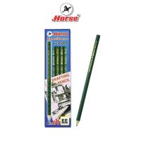 ราคา Horse ดินสอดำวาดเขียน แท่งเหลี่ยม ตราม้า H 9900 เกรด EE 1x12แท่ง (3883488454)