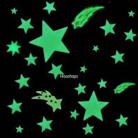 ราคา ดาวเรืองแสง ดาวติดผนัง หรือเพดาน สำหรับตกแต่งบ้านตกแต่งห้องนอน ของเล่นแปะผนังเรืองแสงตกแต่งสร้างบรรยากาศในห้องนอนของเด็ก (20632263538)