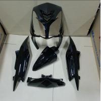 ราคา ชุดสี mio ตาคู่ สีดำ ยกชุด5ชิ้น แฟริ่ง มีโอ ตาคู่ สีดำ mio Z mio mx 2005 ถึง 2008 (9962757709)