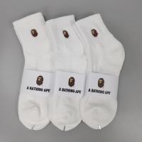 ราคา BAPE ถุงเท้าหัวลิงถุงเท้ากีฬาหุ้มข้อสูงหนาพิเศษสีขาวดำพื้นผ้าขนหนูคอตตอนแท้แบบยาวปานกลางสำหรับผู้ชายและผู้หญิงถุงเท้าแฟชั่นฤดูหนาว (20121198261)