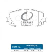 ราคา COMPACT NANO X ผ้าเบรคสำหรับ TOYOTA VIOS YARIS (19533768776)