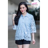 ราคา เสื้อเชิ้ตลินินเกรดพรีเมี่ยมแต่งลูกไม้ (18066711212)