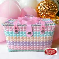 ราคา ตะกร้าใส่ของเตรียมคลอด ขนาด ก 32 ย 47 ส 29 ซม ตะกร้าเด็กอ่อน ตะกร้าใส่ของเตรียมคลอด ตะกร้าสานเส้นพลาสติก (17516552933)