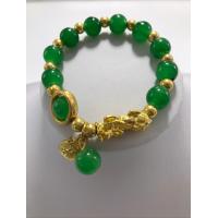 ราคา สร้อยข้อมือหยกเขียวปี่เซี่ยะ (10439381502)