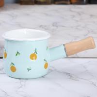 ราคา Ouli Jia หม้อนมแบบด้ามเดี่ยวปากคู่ขนาดมินิ10ซม เคลือบหม้อเนยเคลือบด้ามเดี่ยวหม้อเสริมอาหารสำหรับเด็กใช้ในบ้าน (20014048147)