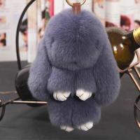 ราคา จี้กระต่ายขนกระต่ายแท้ตุ๊กตามือแท้ของเล่นกระต่ายขนฟูของแท้ของขวัญวันเกิดพวงกุญแจรถยนต์กระต่ายแกล้งตาย (3643428055)