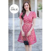 ราคา Dress Stephanie ชุดเดรส เดรสสั้น ชุดออกงาน เดรสทำงาน ชุดแซก ชุดกระโปรงผู้หญิง เดรสใส่เที่ยว ชุดขายดี ราคาถูก ชุดสวย (19242579305)