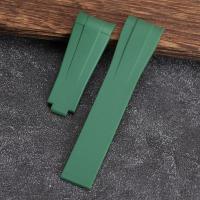 ราคา สายนาฬิกาซิลิโคนเหมาะสำหรับสายนาฬิกายางสีดำและสีเขียว Submariner Daytona Rubber 20มม สำหรับ Rolex B Explorer (20121185638)