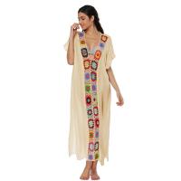 ราคา พร้อมส่ง เสื้อถักคลุมบิกินี่ทรงยาวงานโครเชต์ maxi dress โบฮีเมียน (15235032027)