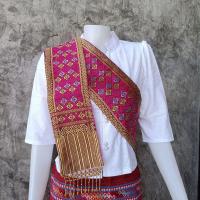 ราคา สไบลาว ผ้าไหมลาวผ้าสไบคัดไหล่ (21417053698)