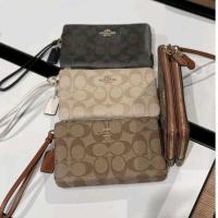 ราคา กระเป๋าสตางค์ โค้ช ขนาด 1 20 12 มี 3 สี ดำ ขาว น้ำตาล (21389561499)