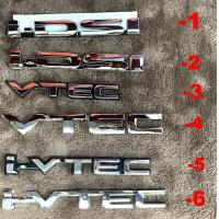 ราคา HONDA VTEC iVtec iDSI CRV HRV JAZZ CITY ACCORD โลโก้ กระโปรงท้าย สีเงิน ดำ โครเมียม chorme กาว 3M logo ตรา ฮอนด้า (7858208429)