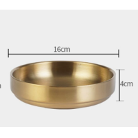 ราคา ขายส่งถ้วยเกาหลี 2 ชั้น สแตนเลส 304 ชามซุป ชามก๋วยเตี๋ยว ชามสแตนเลสสองชั้นสไตล์เกาหลี กันความร้อน 9CM 11 5CM 14CM 15CM (20607798664)