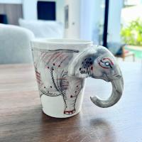 ราคา แก้วกาแฟเซรามิค รูปช้าง Elephant Mug (21230413059)