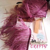 ราคา ขนนก กระจอกเทศ เส้นขนนก ขนฟู 1 ชั้น ความยาว 45 เซนติเมตร 45cm feather fluffy chic party vintage fancy dress Gatsby (16605361875)