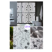 ราคา ฟิล์มติดกระจก สติ๊กเกอร์ติดกระจก กว้าง90cm ยาว100cm 200cm Window Film ติดหน้าต่าง ประตู มีกาวในตัว (10196376367)