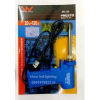 ราคา หัวแร้งบัดกรี WIRE MAN MV 730 20 130W ขาตั้ง ตะกั่ว น้ำยา ดูตะกั่ว หัวแร้งปืน หัวแร้งปรับความร้อนได้ ทนทานคุณภาพ เกรด AAA (19395249252)