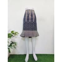 ราคา กระโปรงหางปลาสั้น กระโปรงผ้าไทย ผ้าไทยลายลิซ่า (21468070092)