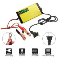 ราคา เครื่องชาร์จแบตเตอรี่อัจฉริยะ ชาร์จแบตเตอรี่ 12V เครื่องซ่อมแบตเตอรี่ รถยนต์ รถมอเตอร์ไซค์ แบตแห้ง แบต U (21534833842)