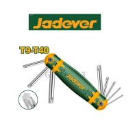 ราคา Jadever ประแจหกเหลี่ยม หัวท๊อกซ์ 8 ตัวชุด Tork Key JDHK3281 (21386022349)