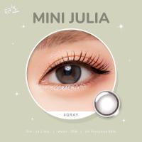 ราคา คอนแทคเลนส์ รุ่น Mini Julia สีเทา ตาล ดำ Gray Brown Black มีค่าสายตา 0 00 10 00 (16614013261)