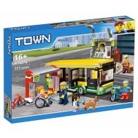 ราคา LEGO China Building Block City Series 60154 Bus Stop Bus Childrens Puzzle Assembly Toy Gift 02078 (21456340864)