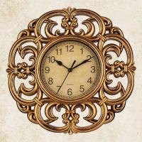 ราคา DT47 4 นาฬิกาแขวนผนังแต่งขอบลายหลุยส์ I2 4 (17770138955)