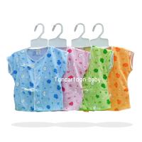 ราคา เสื้อผูกหน้า เด็กอ่อน เด็กแรกเกิด ผ้ายืด แพ็ค 3 12 ตัว (20887456281)