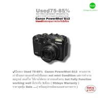ราคา Canon Powershot G12 camera 10MP HD 5X lens f2 8 Macro 1cm กล้องดิจิตอลคอมแพคโปร RAW JPEG ไม่ธรรมดา มือสองคุณภาพประกันสูง3เดือน (21411013902)