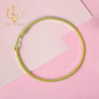 ราคา สKeen jewelry สร้อยข้อมือทองแท้ สร้อยข้อมือผู้หญิง สร้อยข้อมือ 9K ของแท้ สร้อยข้อมือ 9K อิตาลี ลายป็อบคอร์น 2 มิล สีทอง มีใบรับประกัน (18065993467)