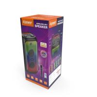 ราคา ลำโพงบลูทูธ AJ ของแท้รุ่น AJ X521 80W พลังเสียงกระหึ่มParty Box คาราโอเกะ เชื่อมต่อสองตัว ฟรีไมค์ลอย (21521670917)