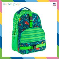ราคา Stephen joseph กระเป๋าเป้เด็ก ยอดนิยมจากอเมริกา ฟรีสติ๊กเกอร์ติดชื่อ สำหรับเด็กอนุบาลและประถม กระเป๋านักเรียนน่ารัก น้ำหนักเบา ช่องใส่ของกว้าง ใส่สมุดขนาดA4ได้ ALL OVER PRINT BACKPACK DINO กระเป๋าสะพา