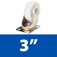 ราคา ล้อซุปเปอร์เลนด์หมุน ขาสแตนเลส 304 WORK NYLON 6 SWIVEL CASTER 304 STAINLESS STEEL PLATFORM WORK (4096426034)