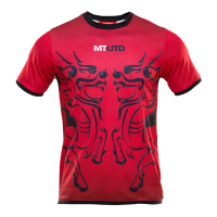 ราคา Muangthong United เสื้อคอกลมเมืองทองยูไนเต็ดสีแดงลายกิเลน (4216334810)