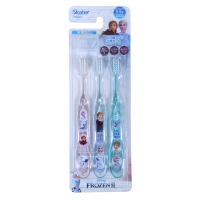 ราคา แปรงสีฟันเด็ก ลายน่ารัก เซ็ต 3 อัน สำหรับ 3 5 ขวบ Frozen เจ้าหญิง รถ ไดโนเสาร์ (15131846139)