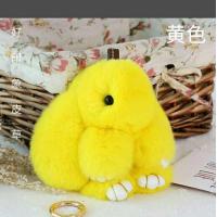 ราคา จี้กระต่ายขนกระต่ายแท้ตุ๊กตามือแท้ของเล่นกระต่ายขนฟูของแท้ของขวัญวันเกิดพวงกุญแจรถยนต์กระต่ายแกล้งตาย (10041925903)