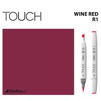 ราคา TOUCH TWIN BRUSH MARKER R1 WINE RED มาร์คเกอร์หัวพู่กัน หัวตัดขนาดกลาง รหัส R1 WINE RED แบรนด์ TOUCH จากประเทศเกาหลี (7965531542)