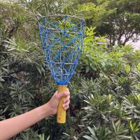 ราคา ตะกร้อสอยมะละกอ สอยผลไม้โครงทำจากเหล็กถักด้วยเชือก (21428490305)