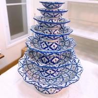 ราคา พานกระเบื้อง พานสับปะรด ลายไทย ลายสับปะรด ขนาด3 9 นิ้ว (21259311175)