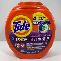 ราคา TIDE PODS Laundry Detergent Soap High Efficiency HE 81cts (19536830443)