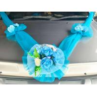 ราคา โบว์ผูกรถเจ้าบ่าว ช่อดอกไม้ตกแต่งรถเจ้าบ่าว (19337888865)
