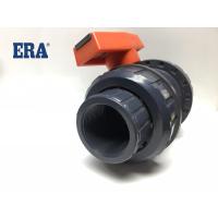 ราคา UPVC บอลวาล์วหัวยูเนี่ยน เกลียว True Union Ball Valve UPVC ERA บอลวาวยูเนี่ยน2ข้าง บอลวาล์วหัวยูเนี่ยนยูพีวีซี ขนาด 1 1 4 นิ้ว 1 1 2นิ้ว แบบเกลียว Thread (10085090102)