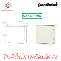 ราคา NANO ตู้กันน้ำ nano ตู้พลาสติกกันน้ำ ตู้คอลโทรลกันน้ำ ตู้กันน้ำมีหลังคา NANO 101W 102W (21481067799)