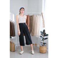 ราคา กางเกงผ้าฝ้ายขาตรง 5 ส่วน (19387634637)