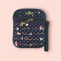 ราคา MEDA กระเป๋าใส่เหรียญ แบงค์พับครึ่ง การ์ด 4 4 5 นิ้ว สินค้าแฮนด์เมด กระเป๋าผ้าแฮนด์เมด (21405559964)