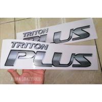 ราคา AD สติ๊กเกอร์ TRITON PLUS ติดข้างท้ายกระบะ แพ็ค 2ชิ้น (18303509808)