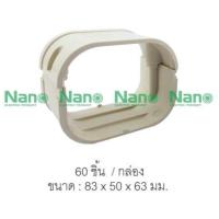 ราคา รางแอร์ NANO อุปกรณ์รางแอร์ ฝาครอบราง ข้อต่อตรง รางพลาสติก ข้อต่อตรง NANO 80 ชิ้น กล่อง AJ65 (21500771788)