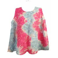 ราคา เสื้อมัดย้อมผู้หญิง เสื้อแขนกุด เฉดสีพาสเทล เสื้อฤดูร้อน อกเสื้อ 40นิ้ว เสื้อยาว 21นิ้ว เสื้อชายบาน ใส่สบาย ผ้าแมมเบิร์ต (21491219129)