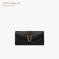 ราคา COCCINELLE กระเป๋าสตางค์ผู้หญิง รุ่น HIMMA 110301 สี NOIR (21398277274)